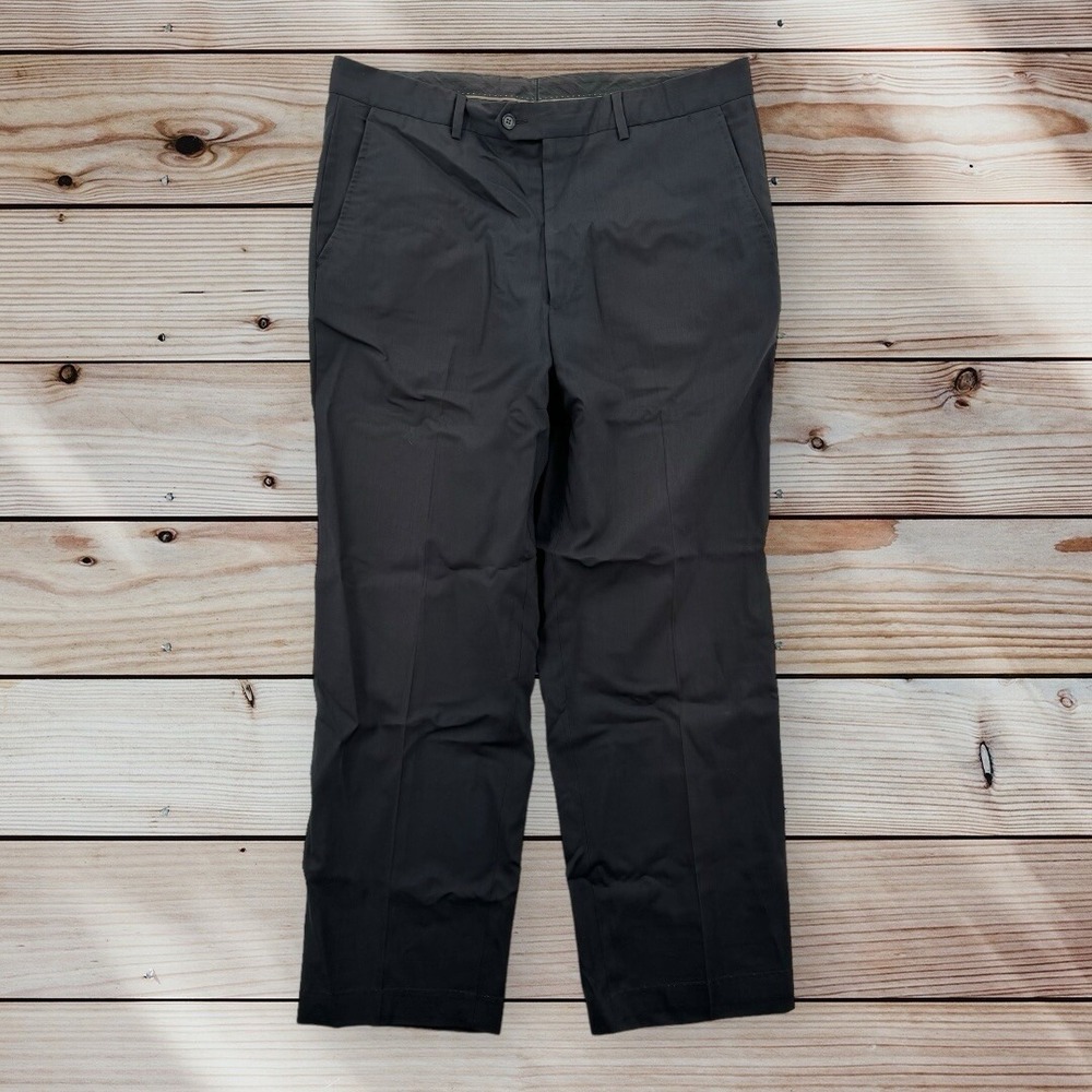 Santorelli Dress Pants‎ Mens 38x30 Luxury Serge Como2 1900 Pleated Wool